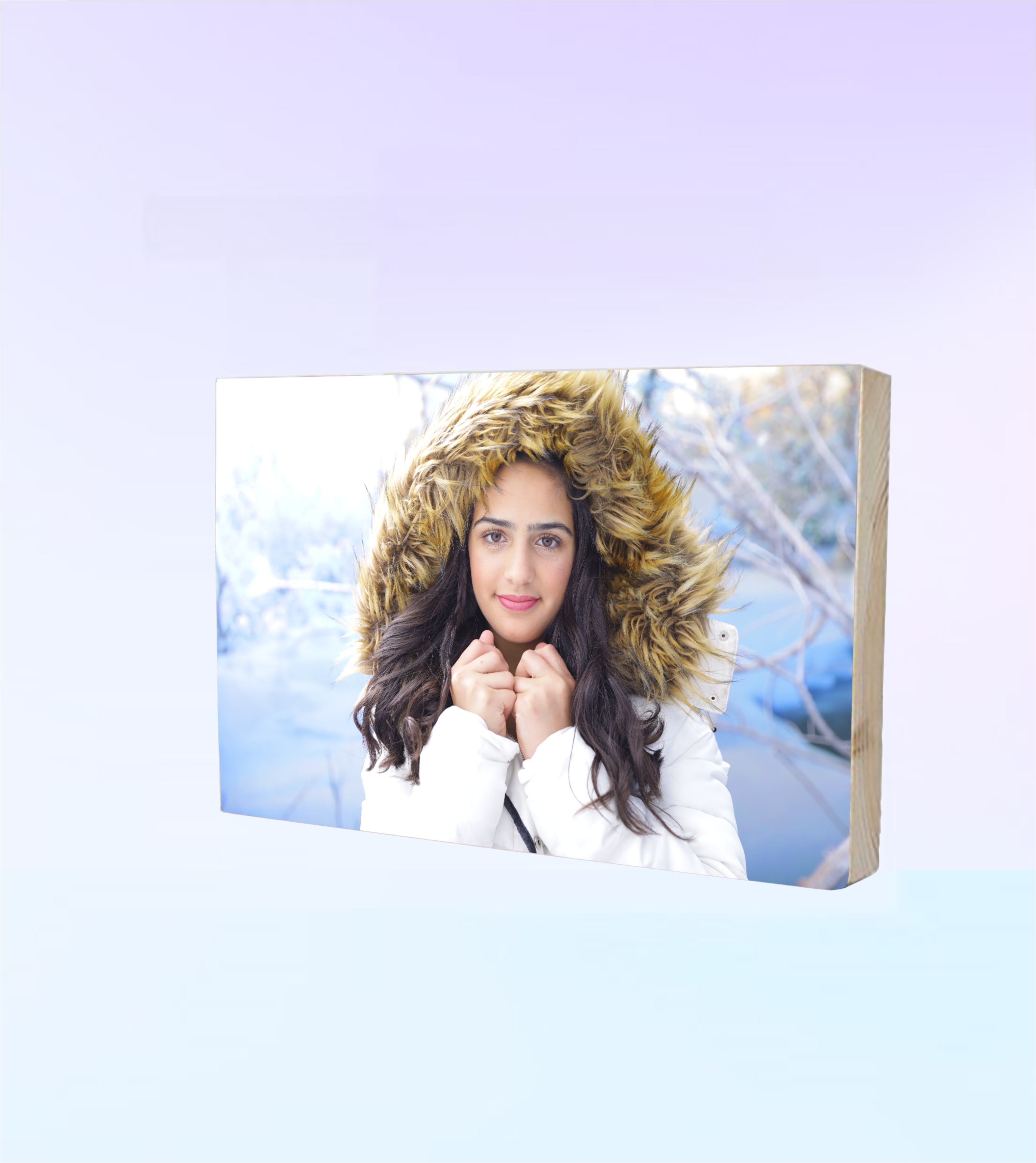 בלוק עץ בהדפסה דיגיטלית במבחר גדלים דגם #247